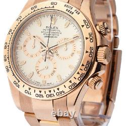Rolex Daytona 116505 Rose Gold With Original Box And Papers Excellent Condition