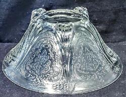 Royal Lace Depression Glass Crystal Nut Bowl Rare Original, Excellent Condition