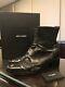 Saint Laurent Leather Boots, Excellent Condition In Original Box, Sleeves, Tags