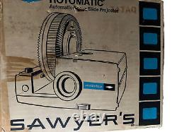Sawyers Rotomatic Slide Projector In Original Box. EXCELLENT CONDITION