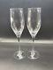 Set Of 2 Cartier Champagne Flutes, Marked On Bottom, Excellent Condition