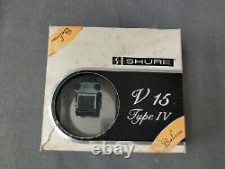 Shure V15 Type IV Cartridge With Original Box In Excellent Condition