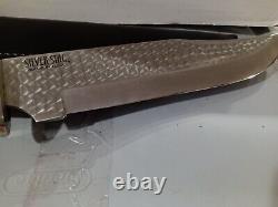 Silver Stag Big Bowie Knife Original Sheath & Box Excellent Condition