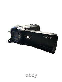 Sony HDR-CX240 Camcorder Black EXCELLENT CONDITION WITH ORIGINAL BATTERY
