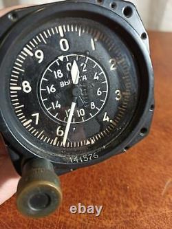 Soviet Vintage altimeter. Excellent condition Original. USSR aviation. ##