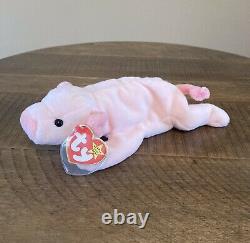 Squealer The Pig 1993 Ty Beanie Baby Original 1st Edition Excellent Condition