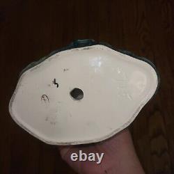 Stangl Pottery Bird #3715 Flying Blue Jay with Peanut (RARE) Excellent Condition