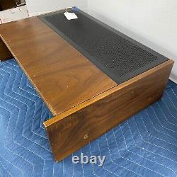 Sylvania Rq4748 Stereo Receiver Original Wood Cabinet Excellent Condition