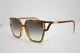 Ted Lapidus Vintage Sunglasses Excellent Condition France Brown Gold 1970s Tl 12