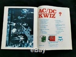 The AC/DC Rarity Dirty Deeds Done Dirt Cheap 1976 Book OOP Excellent Condition