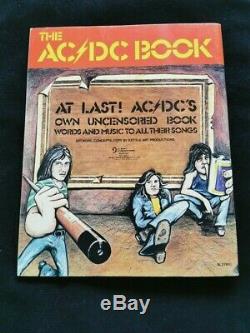The AC/DC Rarity Dirty Deeds Done Dirt Cheap 1976 Book OOP Excellent Condition
