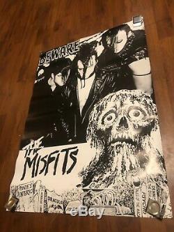The Misfits Beware poster 33 by 23 original excellent vintage condition England