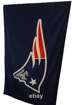 Tom Brady Autographed 4 X 6 New England Patriots Flag Excellant Condition