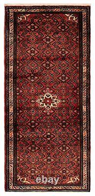 Traditional Vintage Hand-Knotted Carpet 3'0 x 6'7 Wool Area Rug