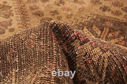 Traditional Vintage Hand-Knotted Carpet 3'10 x 5'3 Wool Area Rug