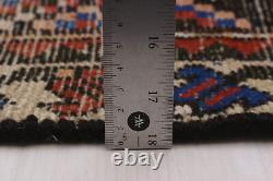 Traditional Vintage Hand-Knotted Carpet 3'2 x 9'6 Wool Area Rug