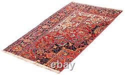 Traditional Vintage Hand-Knotted Carpet 4'0 x 6'0 Wool Area Rug