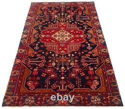 Traditional Vintage Hand-Knotted Carpet 4'10 x 9'10 Wool Area Rug