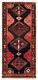 Traditional Vintage Hand-knotted Carpet 4'1 X 9'3 Wool Area Rug