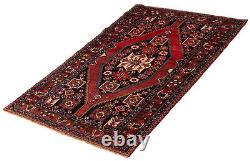 Traditional Vintage Hand-Knotted Carpet 4'5 x 6'10 Wool Area Rug