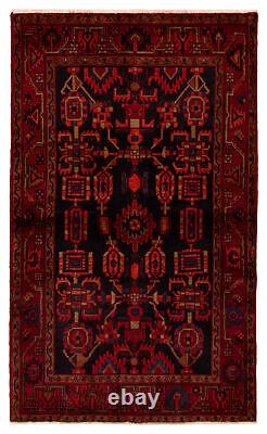 Traditional Vintage Hand-Knotted Carpet 4'5 x 7'1 Wool Area Rug