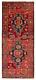 Traditional Vintage Hand-knotted Carpet 4'6 X 10'6 Wool Area Rug