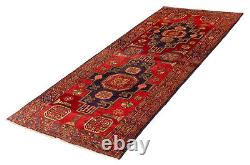 Traditional Vintage Hand-Knotted Carpet 4'6 x 10'6 Wool Area Rug