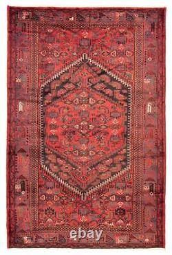 Traditional Vintage Hand-Knotted Carpet 4'8 x 6'10 Wool Area Rug