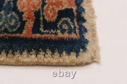 Traditional Vintage Hand-Knotted Carpet 5'2 x 6'3 Wool Area Rug
