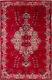 Traditional Vintage Hand-knotted Carpet 6'4 X 10'0 Wool Area Rug