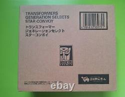 Transformers Generations Select Star Convoy Complete Takara Excellent Condition