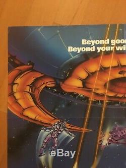 Transformers The Movie Original One Sheet Movie Poster 1986 Excellent Condition