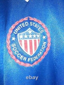 USA Adidas away football shirt 1990 ORIGINAL, LARGE Excellent Condition