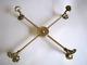 Victorian Brass Dish Cross Trivet Probably England Ca1900s Excellent Condition