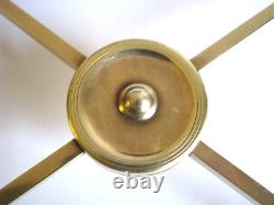 VICTORIAN BRASS DISH CROSS TRIVET Probably England ca1900s Excellent Condition