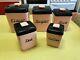 Vintage 50s Nally Ware Canisters Pink & Black Excellent Condition