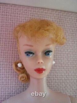 VINTAGE Barbie 1961 #5 BLONDE PONYTAIL in Excellent. Condition