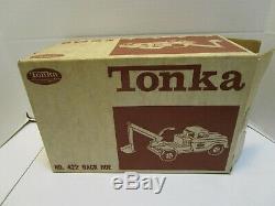 VINTAGE TONKA No. 422 BACK HOE WithBOX EXCELLENT ORIGINAL CONDITION