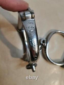 Vintage 1940's Hiatt 362 Police Handcuffs & Original Key Excellent Condition