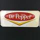 Vintage 1943 Dr Pepper Soda Advertising Metal Sign G-43 Excellent Condition Usa