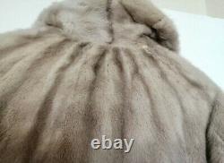 Vintage 1950s Mink Fur Jacket Blonde Pastel Palomino Excellent Condition