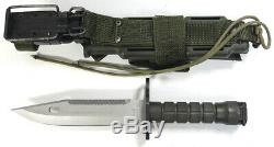 Vintage 1990 BUCK 188 M9 Phrobis III Bayonet With Sheath Excellent Condition (RCR)