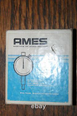 Vintage AMES pocket thickness gauge excellent condition original box