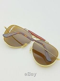 Vintage B&L Ray Ban B15 Aviator Shooter Sunglasses 62mm Excellent Condition Rare