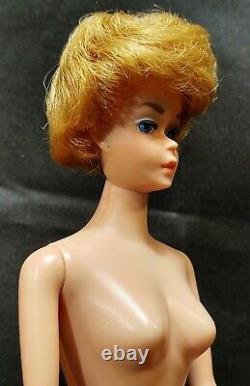 Vintage Barbie Doll Bubblecut Blonde White Ginger Hair JAPAN Excellent Condition