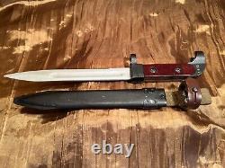 Vintage Bayonet Type 58 With Scabbard Excellent Condition
