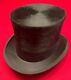 Vintage Cavanagh Silk Plush Top Hat In Excellent Condition 7 1/4 With Box! Rare