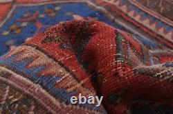 Vintage Geometric Area Rug 2'5 x 9'4 Traditional Hand-Knotted Wool Carpet