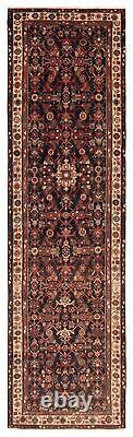 Vintage Hand-Knotted Area Rug 3'0 x 10'9 Traditional Wool Carpet