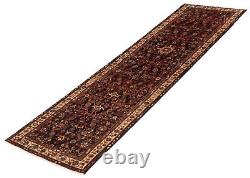 Vintage Hand-Knotted Area Rug 3'0 x 10'9 Traditional Wool Carpet